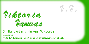 viktoria hamvas business card