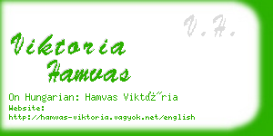 viktoria hamvas business card